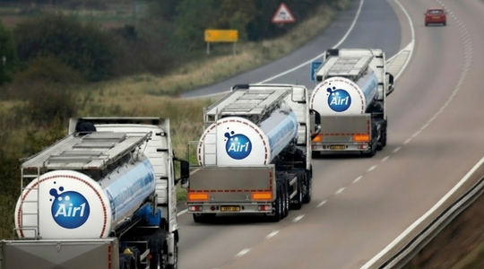 Air1 trucks on the road